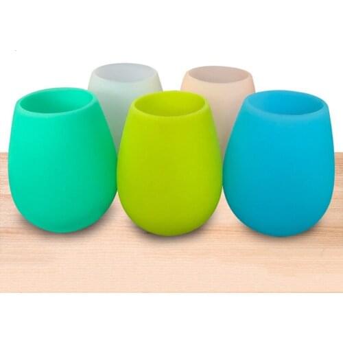 200ML Plastic Wine Glass Cocktail Champagne Cup Colorful Frosted Glass For Party Picnic Bar Beer Whiskey Drink Cup