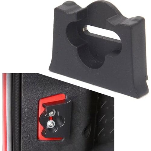 Aluminum Car Tailgate Latch Stop Bumper Limit Block For Jeep Wrangler JK 2007 2008 2009 2010 2011 2012 2013 2014 2015 2016 2017