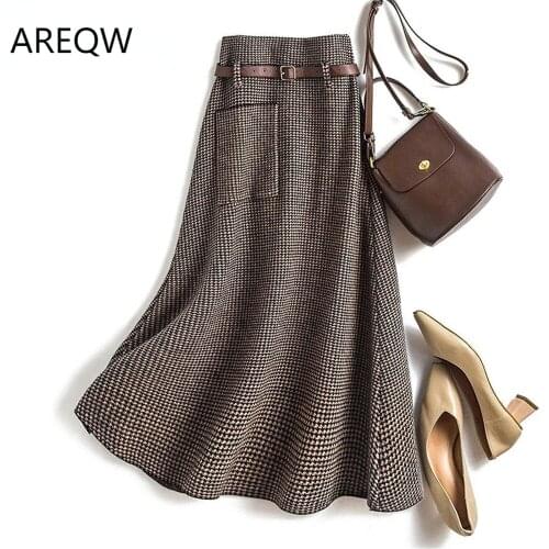 Женские осенние юбки AREQW China At AliExpress