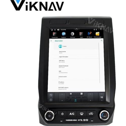 Car radio for ford f-150 2015 2016 2017 2018 2019 android auto multimedia video players gps navigation vertical screen