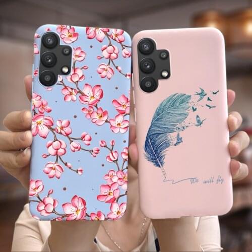 Beautiful New Painted Candy Phone Cases For Samsung Galaxy A32 A52 A72 5G Case Soft Slim Phone Cover For Samsung A 32 52 72 Bags