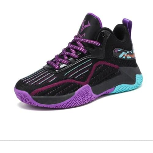 New Spring and Autumn Kids Sneakers Boys High Top Mesh Casual Basketball Shoes Girls Comfortable School Sports Running Shoes