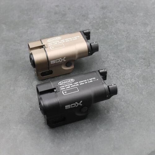 Element XC2 Laser Light Compact Pistol Flashlight With Red Dot Laser Tactical LED MINI White Light 200 Lumens Airsoft Flashligh