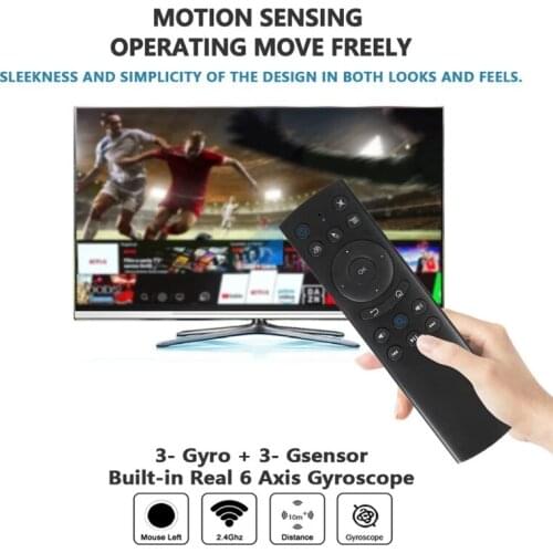 G20 Bluetooth Air Mouse Gyro IR Learning Remote Control Google Assistant smart Remote Control for PC Android TV BOX X96