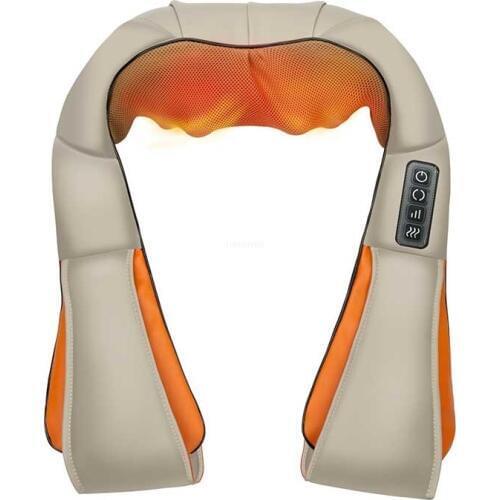 Free Shipping Neck Massager Electric Infrared Heating Massage Device Back Body Shiatsu Massage Equipment Physiotherapy Equipment