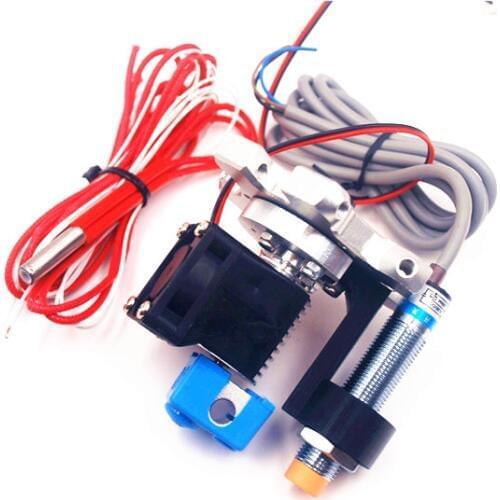 M4 Delta Kossel Mini 3D printer Effector extrusion hotend kit with Inductive Proximity Sensor auto leveling 1.75/3mm