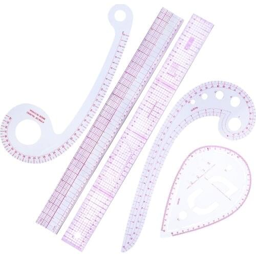 Imzay Multifunctional Sewing French Ruler Tools Plastic Sewing Drawing Ruler Styling Design Ruler Dressmaking Tailor Ruler
