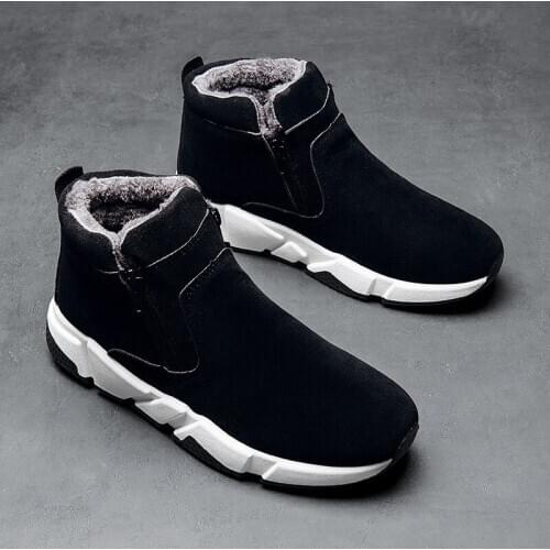 Men boots Mens Winter Shoes Fashion Snow Boots Shoes Plus Size Winter Sneakers Ankle Men Shoes Winter Boots Footwear NanX296