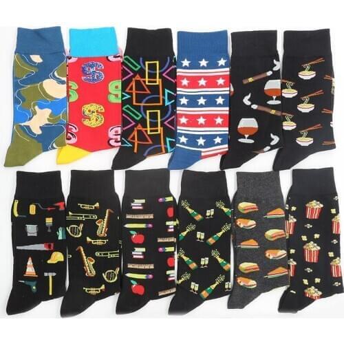 Mens Cotton Socks Christmas Set Warm Sock Gifts Print Beer Womens Winter Funny From The Factory Dropshipping Contact Us
