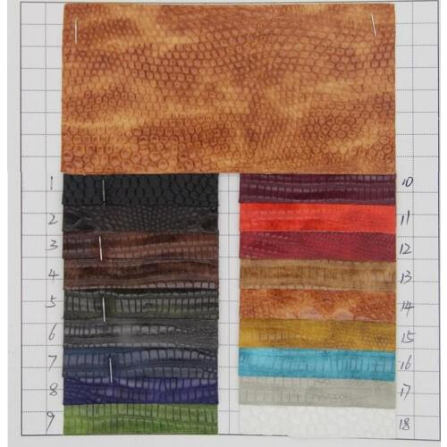 New fashion animal skin synthetic PU leather fabric thick high quality style artificial leather material wholesale