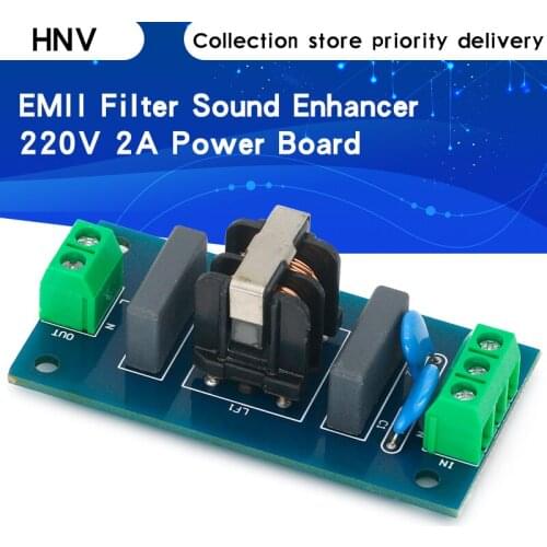 EMI Filter Sound Booster Filter Socket 220V 2A EMI Filter Module Power Board