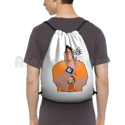 Cena-I Can'T See Backpack Drawstring Bag Riding Climbing Gym Bag Trendy Aesthetic Men Womens Girls Boy Purple Blue Green