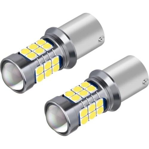 2Pcs 1156 BA15S 7506 P21W R5W Super Bright LED Car Brake Bulbs Turn Signals Auto Backup Reverse Lamp DRL Lights Red White Yellow
