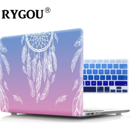 RYGOU Printing Dream Hard Case For Apple Macbook Air Pro Retina 11 12 13 15 inch Mac book Pro 13 15 With or Without Touch Bar