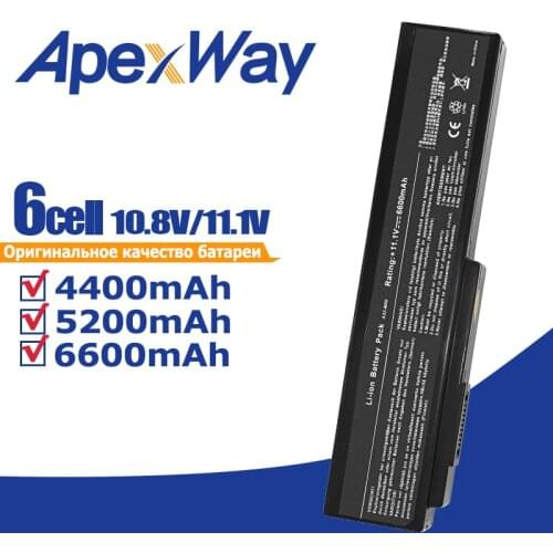 Apexway A32-N61 Laptop Battery for ASUS N61 N61J N61D N61V N61VG N61JA N61JV M50s N43S N43JF N43JQ N53 N53S N53SV A32-M50