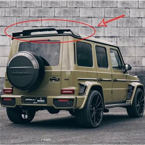 W464 Carbon Fiber/ABS Rear Wing Trunk Lip Spoiler for Mercedes-Benz G-CLASS W464 G500 G550 G900 G63 G65 2019 2020 2021