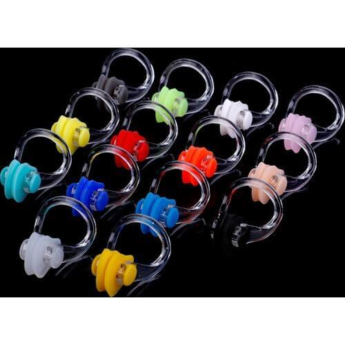 1pair Soft Waterproof Swimming Earplugs Nose Clip Case Protective Prevent Water Protection Ear Plug Soft Swim Dive Supplies