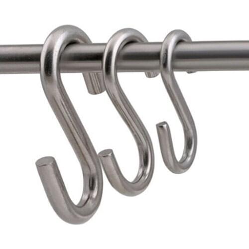1pcs 304 stainless steel kitchen s hooks wall hooks hangers s hooks clothes and caps