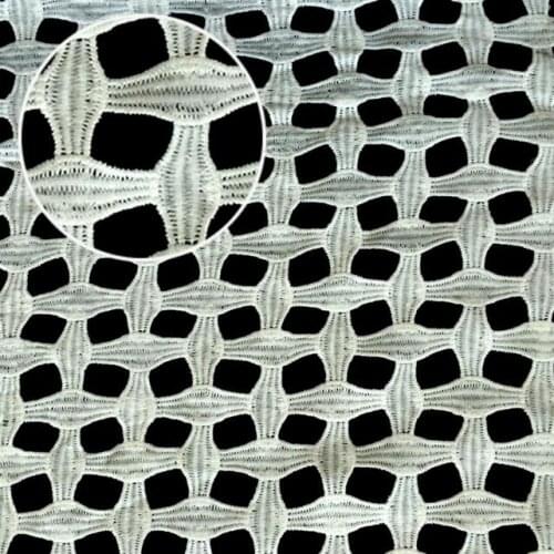 5yards/lot White Water Soluble Nigerian Lace Fabrics 2017 High Quality African Guipure Cord Lace Fabric For Wedding Dresses