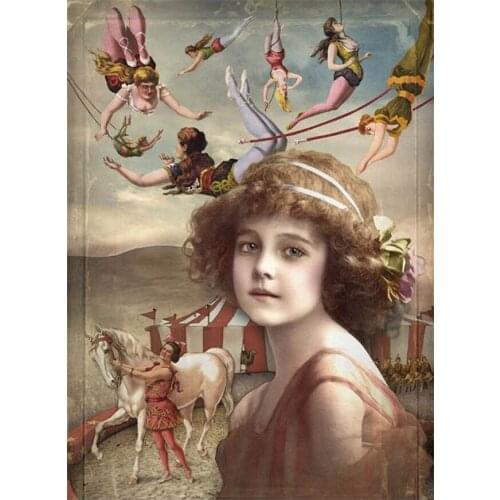 5D DIY Diamond Painting girl fantasy dream Full Square Round Embroidery Sale Picture Rhinestone Diamond Mosaic Home Decor