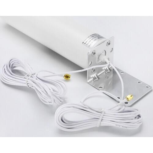 4G LTE Antenna SMA External Antennna 3G 4G Outdoor Antenna 10-12DBi with Dual SMA Connector for 3G 4G Router Modem