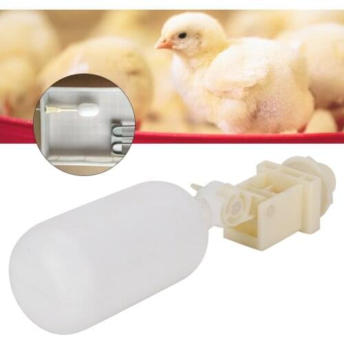 Automatic Floating Ball Valve Inlet Water Level Control Switch for Fish Tank Incubator Hatcher Accessories Farm Animal Supplies