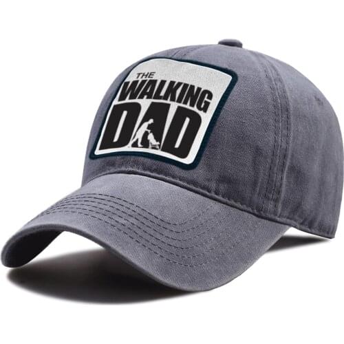The Walking Dad Fashion Print Baseball Caps Outdoor Unisex Cotton Snapback Hat Summer Breathable Riding Hats Casual Hip Hop Cap