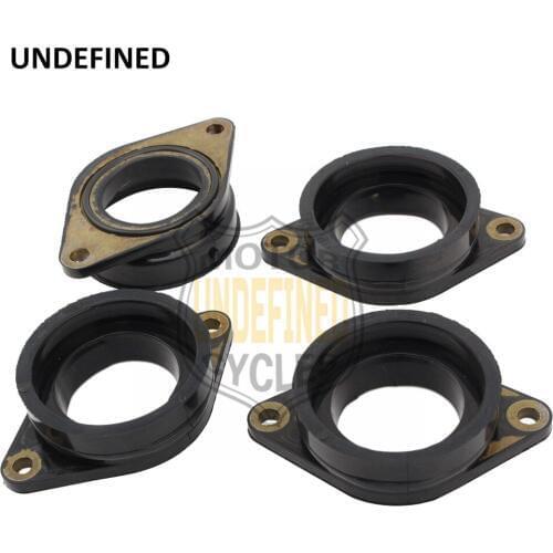 For Honda CBR1000RR 2004-2005 CBR 1000RR Repsol 2005 Black Motorcycle Carburetor Interface Intake Manifold Rubber Joint Boot Set