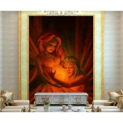 Fairies Two Fantasy photo Fairy wallpaper,restaurant living room tv wall bedroom custom 3d mural