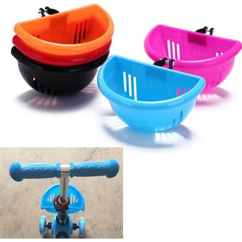 Kawaii Easy Installation Bicycle Bag Scooter Handle Bar Basket With Bracket Bike Accessories