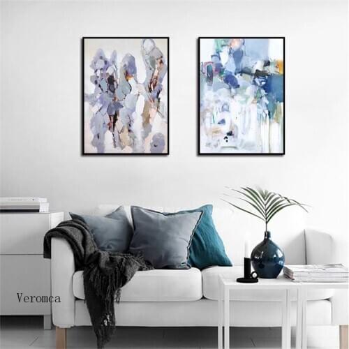 Colorful Poster Abstract Watercolor Figure Wall Art Canvas Painting and Prints Home Decor Pictures for Living Room Mural
