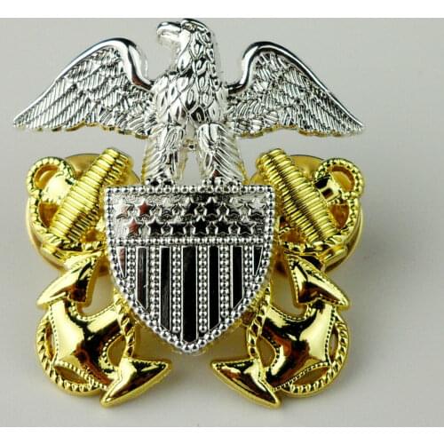 Metal US Navy Beret Cap Badge Pin-1726 Military Store