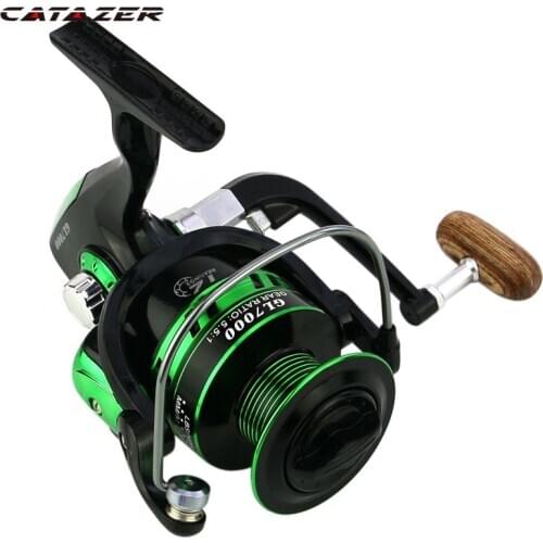 Metal Spool Spinning Reel Spinning Fishing Reel Free Spare Line Cup Spare Spool Left / Right Hand Fishing Wheel
