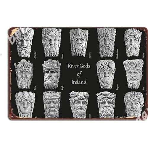 River Gods Of Ireland Metal Signs pub Garage Plaques Club Party personalized Tin sign Posters