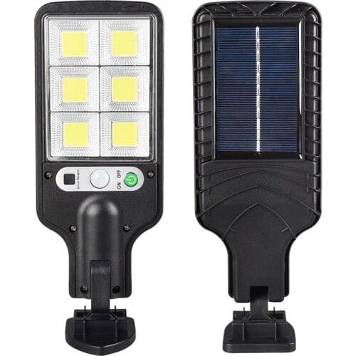 Solar Sensor Wall Light COB/LED Waterproof Human Induction Street Lamp Garden Outdoor Courtyard Street Light Remote Control