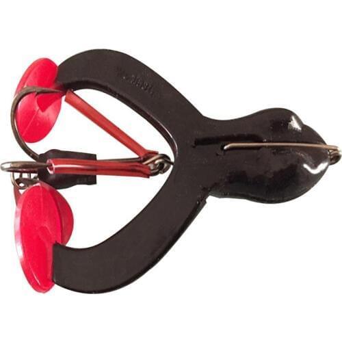 Useful Fishing Tackle Bait Artificial Frog Soft Lure Crankbait with Metal Sequin Hook