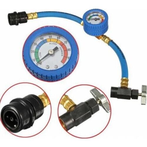 R134A car air conditioner refrigerant recharge hose filling tube gauge charging hose tube