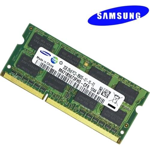 SAMSUNG Memory RAM DDR3 PC3 2G 8500S Laptop ddr3 1066 MHz pc3 Memoria DRAM Stick for Notebook Original