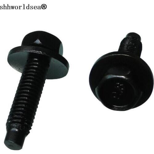 Shhworldsea auto metal fastener zinc black hexagon tapping screw