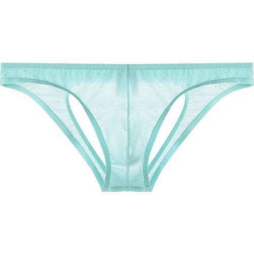 Mens Sexy Low Rise Briefs Seamless Soft Breathable Shorts Knickers Underpants T Back G String Briefs Sexy Breathable Thong Hot