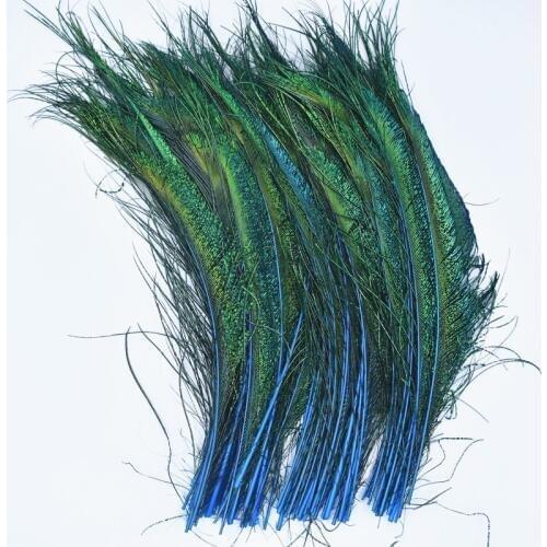 20pcs/Lot Peacock Feathers Wing 12-14" Peacock Jewelry Peacock Feather Decor Craft Feathers for Clothes Plumas Carnaval Plume