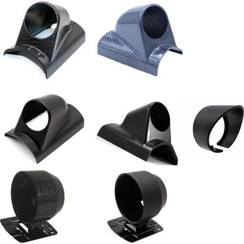 60MM Universal One Hole Auto Modified Instrument Meter Rack, Car Gauge Holder for 2.5-Inch Single Hole