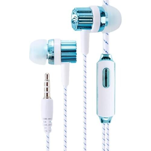 Universal Wired In-ear Heavy Bass Earphone HiFi Noise Reduction Phone Earbuds for Samsung Galaxy S8 S9 Xiaomi 10