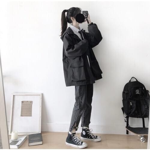 2020 winter clothes women Harajuku Hip hop abrigo mujer Korean style kpop coat ropa mujer undefined veste gabardina mujer drop