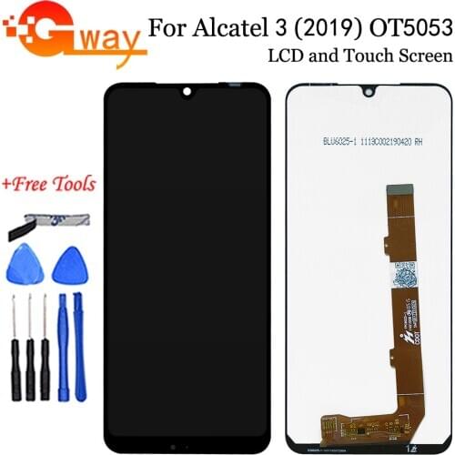 5.94" LCD For Alcatel 3 2019 LCD 5053K 5053A 5053Y 5053D LCD Display Screen Touch Digitizer Assembly OT5053 5053 Display Screen