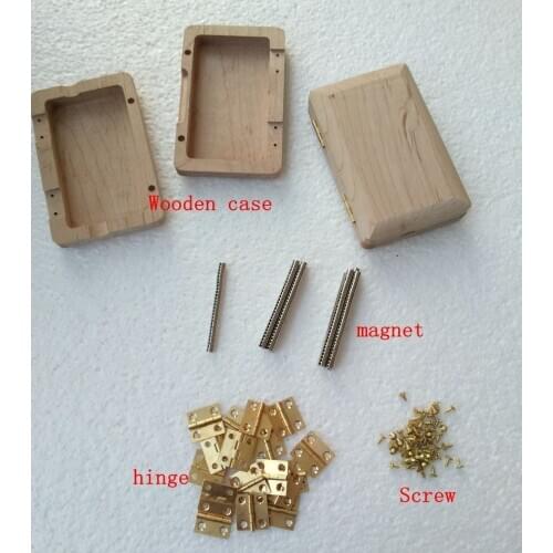 100pcs Unfinished maple Wooden oboe reeds case +parts