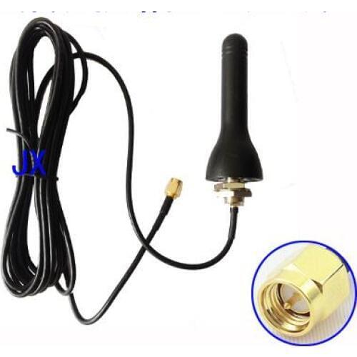 4G LTE sma male antenna GSM GPRS counter OTC antenna 700-2700MHz screw hole
