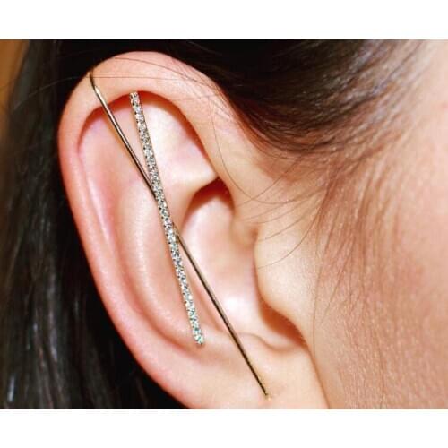 7pcs Ear Wrap Crawler Hook Earrings Multi Plum Clip Earrings Luxurious False Earring Women Jewelry Gifts Crawler Hook Earrings