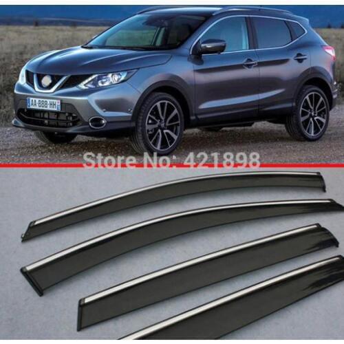 For Nissan Qashqai 2014 2015 2016 UP Window Wind Deflector Visor Rain/Sun Guard Vent