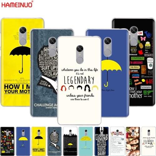 HAMEINUO how i met your mother himym quotes Cover phone Case for Xiaomi redmi 5 4 1 1s 2 3 3s pro PLUS redmi note 4 4X 4A 5A